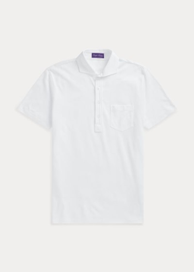 Camisa Polo Ralph Lauren Hombre Blancos - Washed Piqué - BKFYM0741